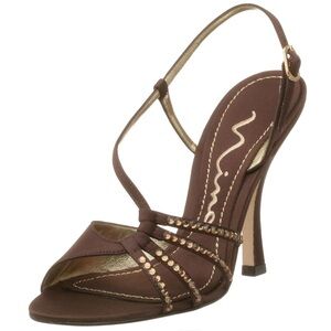 NINA HIGH HEEL EMBELLISHED SANDALS